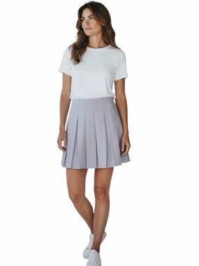 Lilac Ann TAYLOR FACTORY Pleated Circle Skirt Size 4